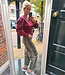 Vhals Knit Trui Pofmouw Bordeaux