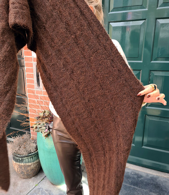 Super Soft Shawl Donkerbruin