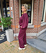 Biba 2-delig Joggingpak met Pofmouw Bordeaux
