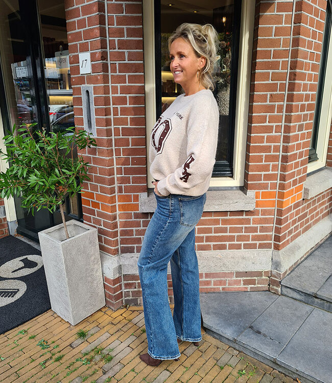 Knit Sweater 90 Studs Crème