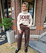 Knit Soho Trui met Col Crème
