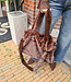 Faux Fur Shopper XL Donkerbruin