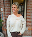 Oversized Tuniek met Strikjes Crème