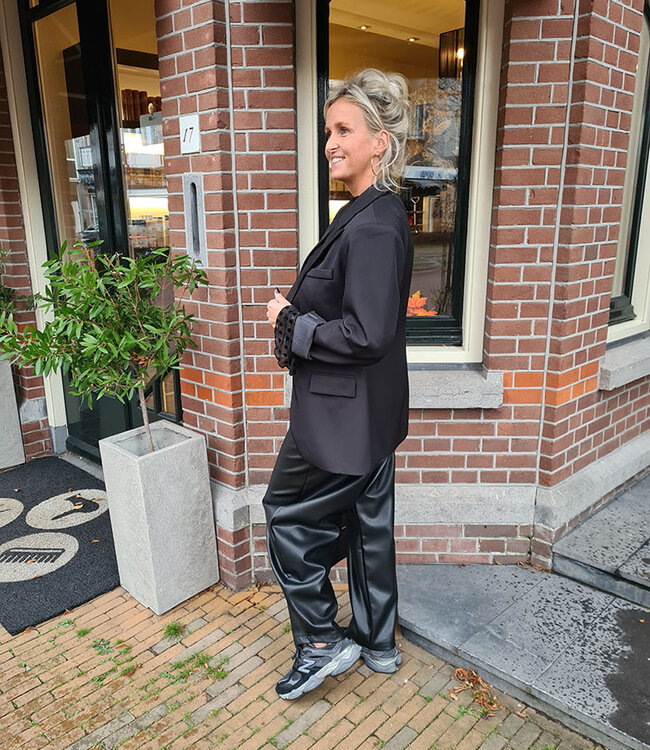 Luxe Blazer Getailleerd Ambika Zwart