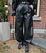 Lederlook Ballon Broek Ambika Zwart