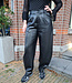 Lederlook Ballon Broek Ambika Zwart