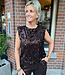 Luxe Sequin Top Donkerbruin