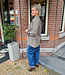 Oversized Ruiten Blazer Bruintinten