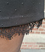 Luxe Short Strass Lace Zwart