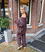 Oversized Knit Comfyset 2-delig Donkerbruin