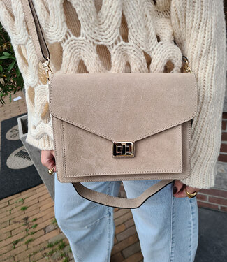 SuedeBag stacey Beige