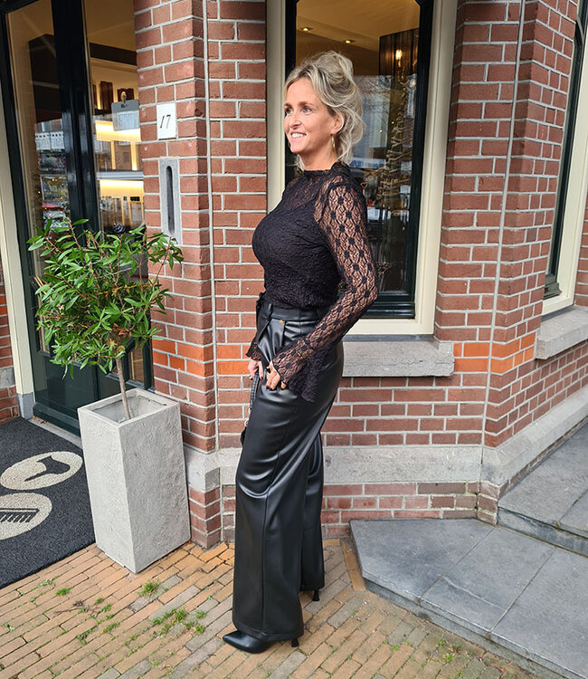 Ambika Kanten Longsleeve Zwart