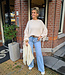 Ambika Knit Trui Gevlochten Arm Crème