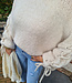 Ambika Knit Trui Gevlochten Arm Crème