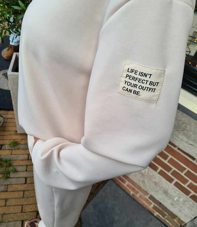 2-delige Comfyset Lange Mouw Crème