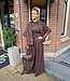 Wijde Pantalon Donkerbruin