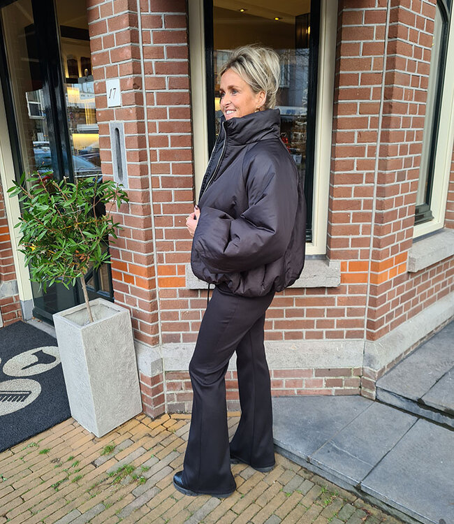 Gewatteerd Jack Pof Zwart