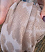 Shawl Leo Shimmer Crème