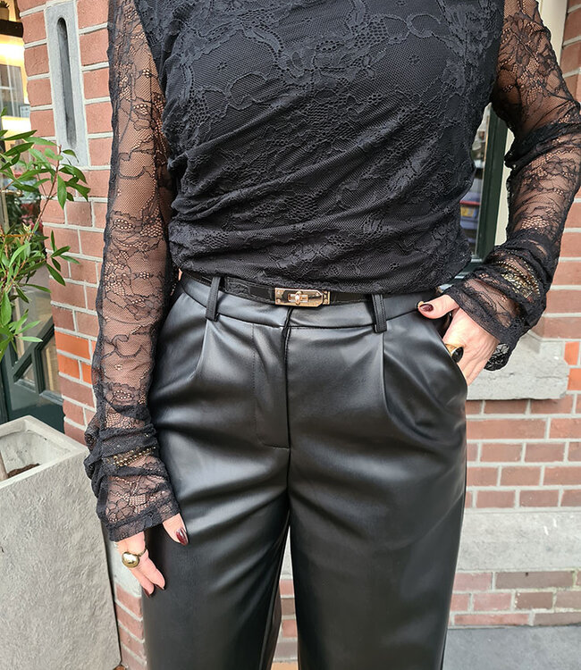 Verstelbare Ceintuur Lak Croco