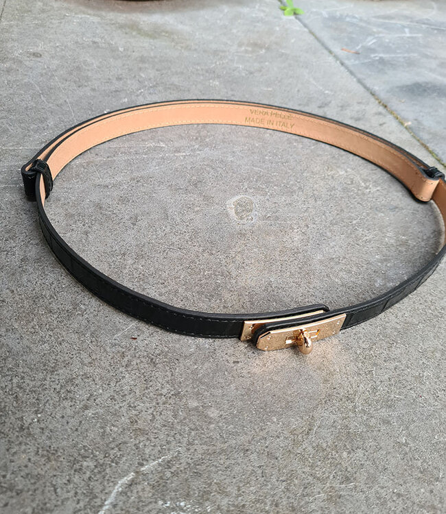 Verstelbare Ceintuur Lak Croco