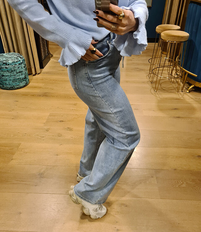 Wide Leg Jeans Laulia Veter