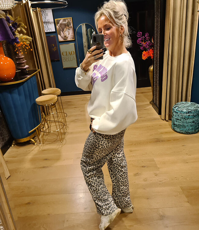 Sweater Azzurro San Diego Offwhite