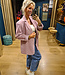 Luxe Blazer met Strass Steentjes Lila