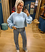 Ambika Fluffy Knit Trui Zachtblauw