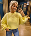 Ambika Fluffy Knit Trui Geel