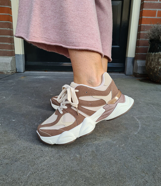 Sneakers Beige/Bruin