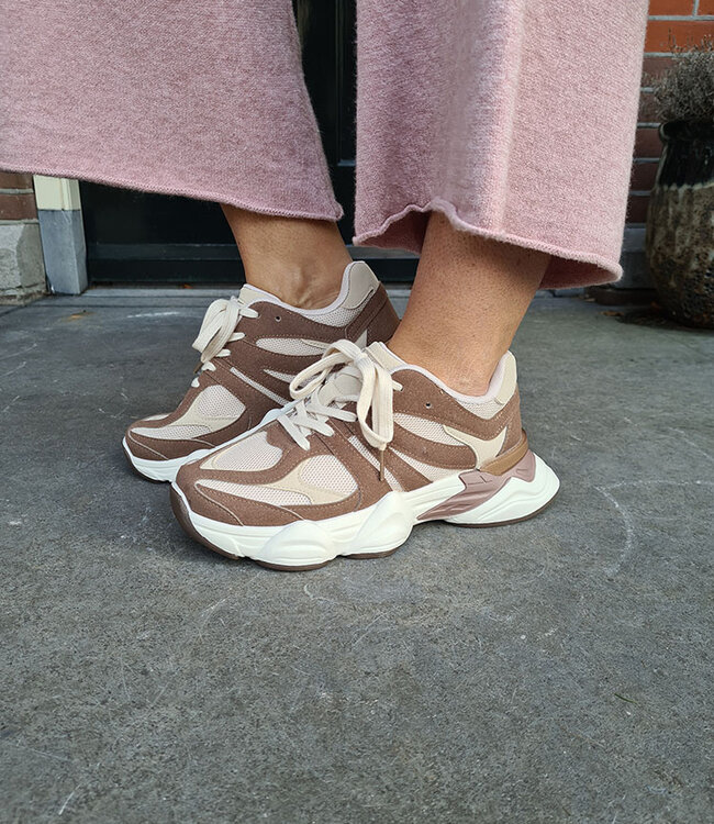 Sneakers Beige/Bruin