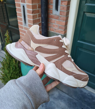 Sneakers Beige/Bruin