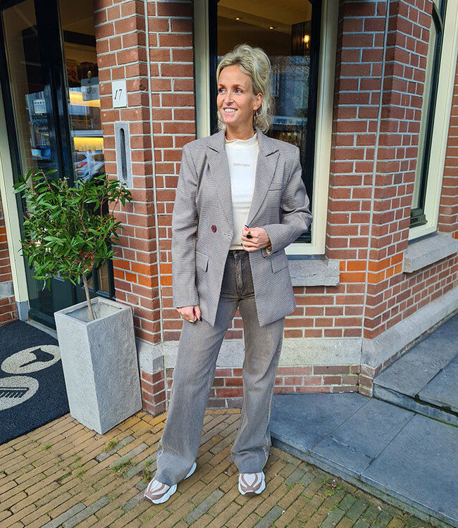 Ambika Ruiten Blazer Bruintinten