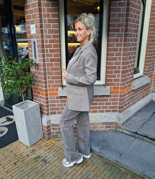Ambika Ruiten Blazer Bruintinten