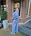 Oversized Knit Comfyset 2-delig JeansBlauw