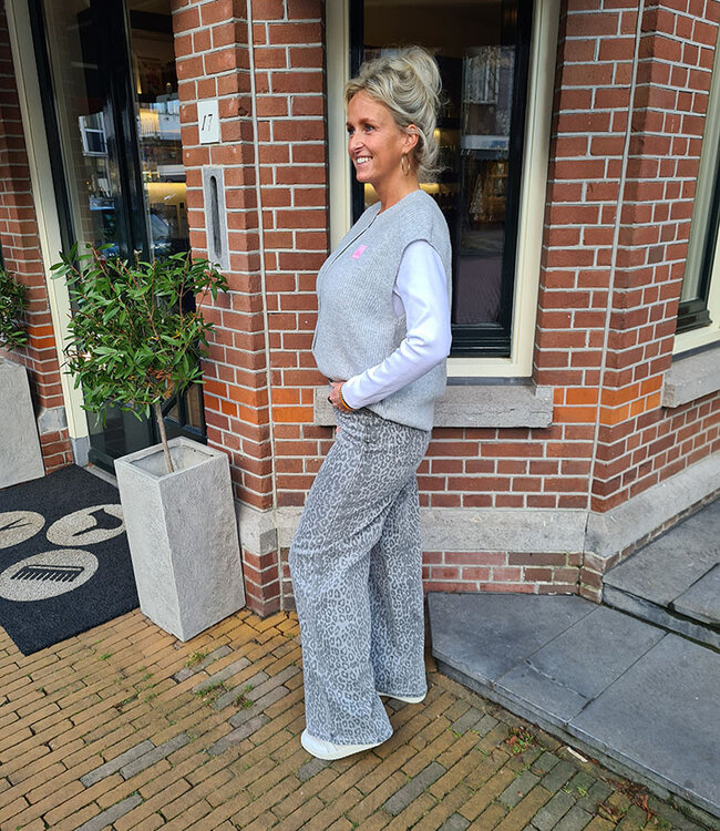 Azzurro Knit Vest/Gilet Grijs