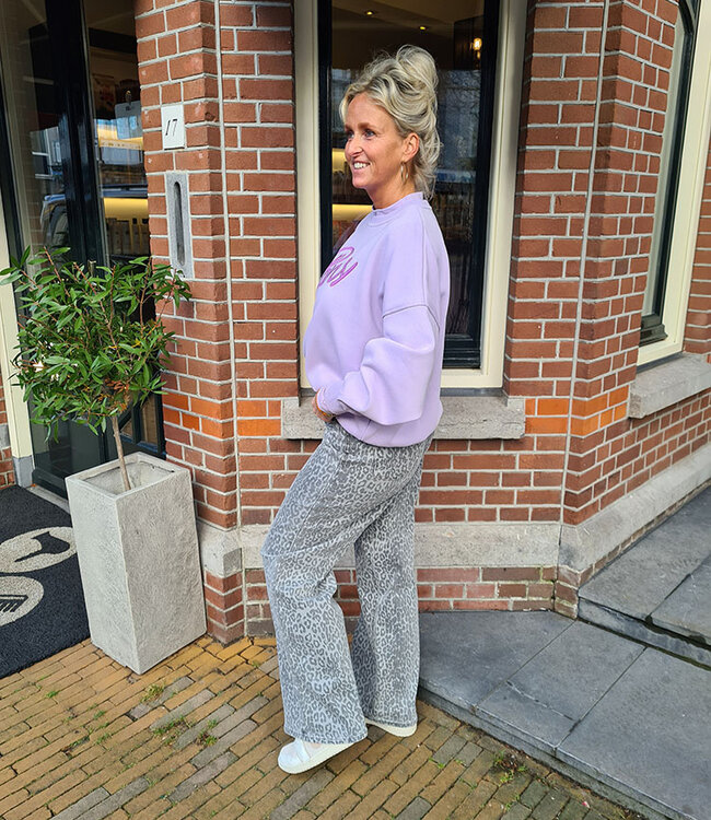 Sweater Azzurro PARIS Lila