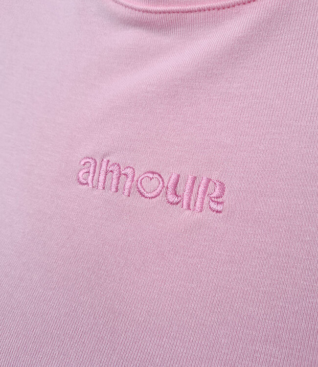 Azzurro Basic Longsleeve Amour Roze