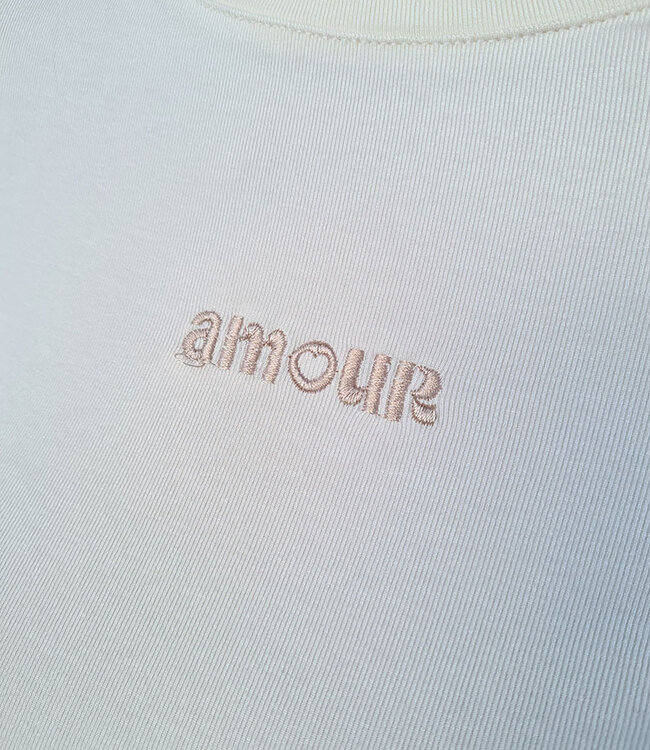 Azzurro Basic Longsleeve Amour Crème