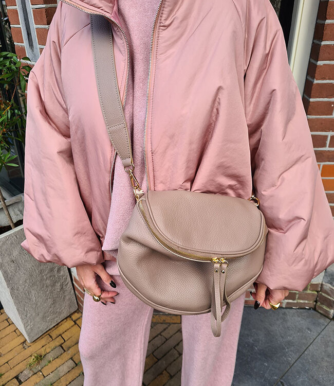 Tas Big Buidel Donker Taupe