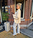 Azzurro Oversized Knit Trui Beige