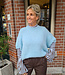 Ambika Fluffy Knit Trui KM Zachtblauw