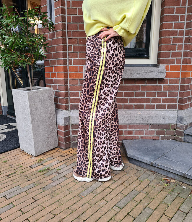 Comfybroek Leo met Bies Geel