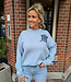 Knit Sweater NY Denim/Blauw