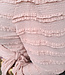 Stretchie Wikkelblouse Ruffle Roze