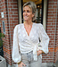Wikkelblouse Hartjes Stof Crème