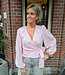 Wikkelblouse Hartjes Stof Roze