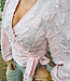 Wikkelblouse Hartjes Stof Roze