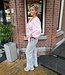 Wikkelblouse Hartjes Stof Roze