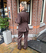 Blazer met Ceintuur Donkerbruin